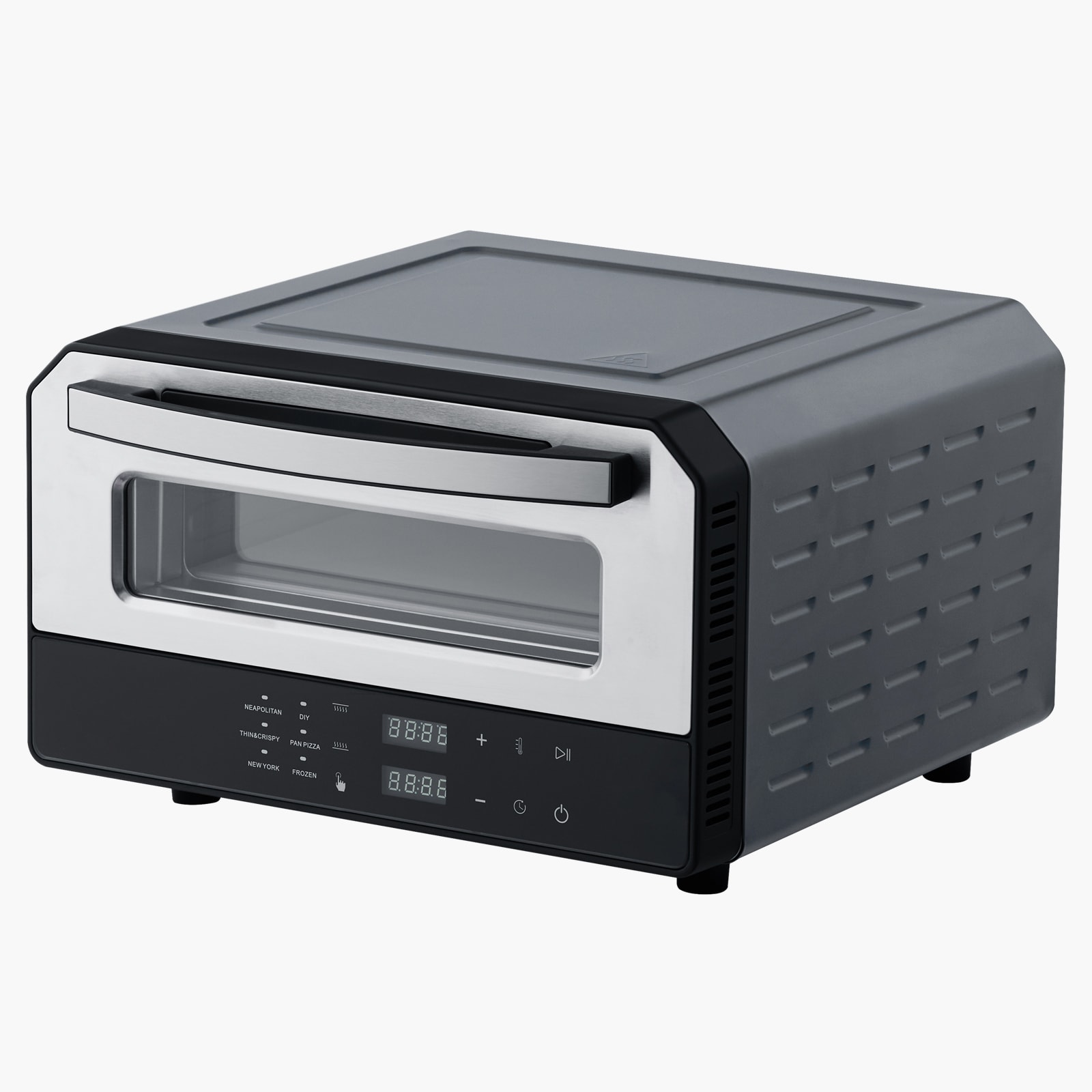 12 Inch Electric Pizza Oven With Pizza Stone 750℉ Max Temp Pizza Maker_voghion.com